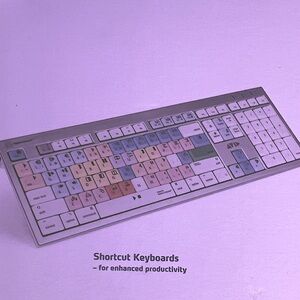 Logickeyboard ALBA Keyboard for Avid Pro Tools (Mac, American English) NIB new